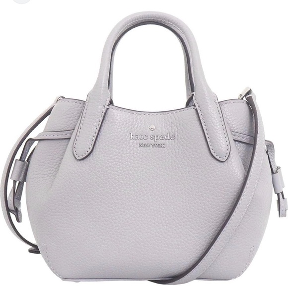 kate spade Handbags - Kate Spade Dumpling Small Satchel Mountain Gray